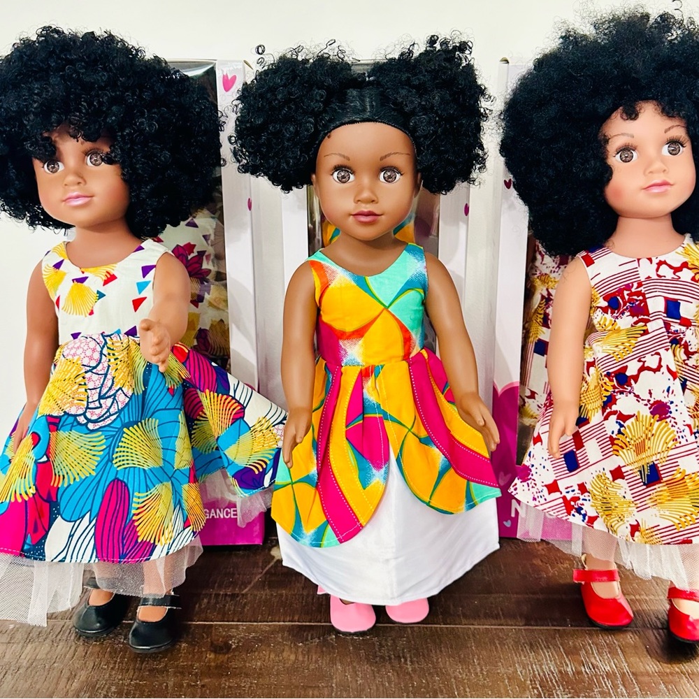 18 inches black dolls